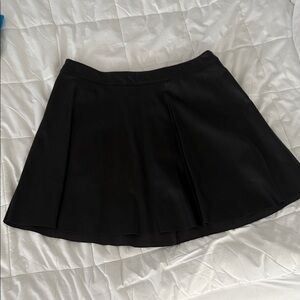 Divided Black Pleather Mini Skirt